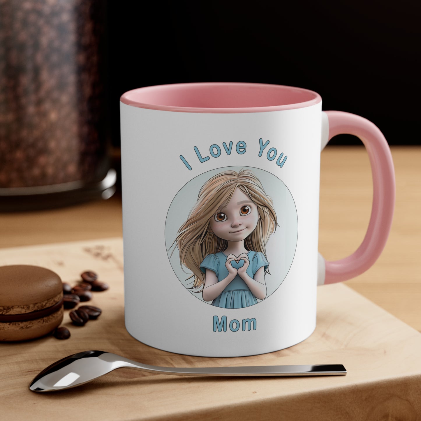I love You Mom Coffee Mug, 11oz
