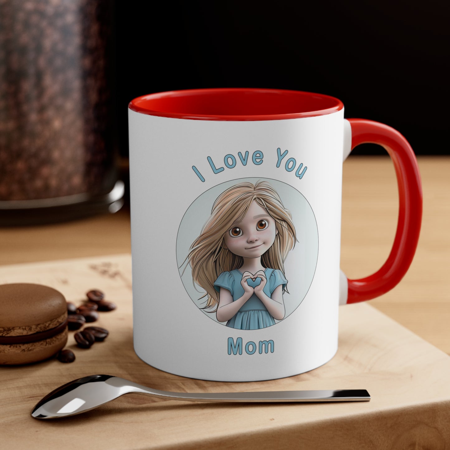 I love You Mom Coffee Mug, 11oz