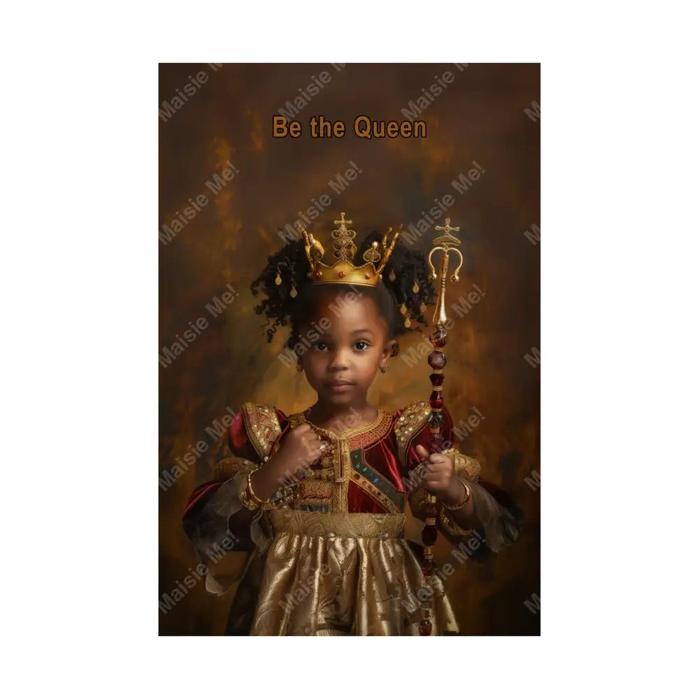 Be The Queen - Matte Vertical Posters Poster