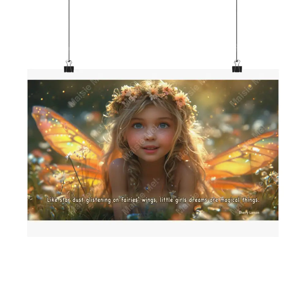 Fairy Dust Dreams - Matte Horizontal Posters 18″ X 12″ / Poster
