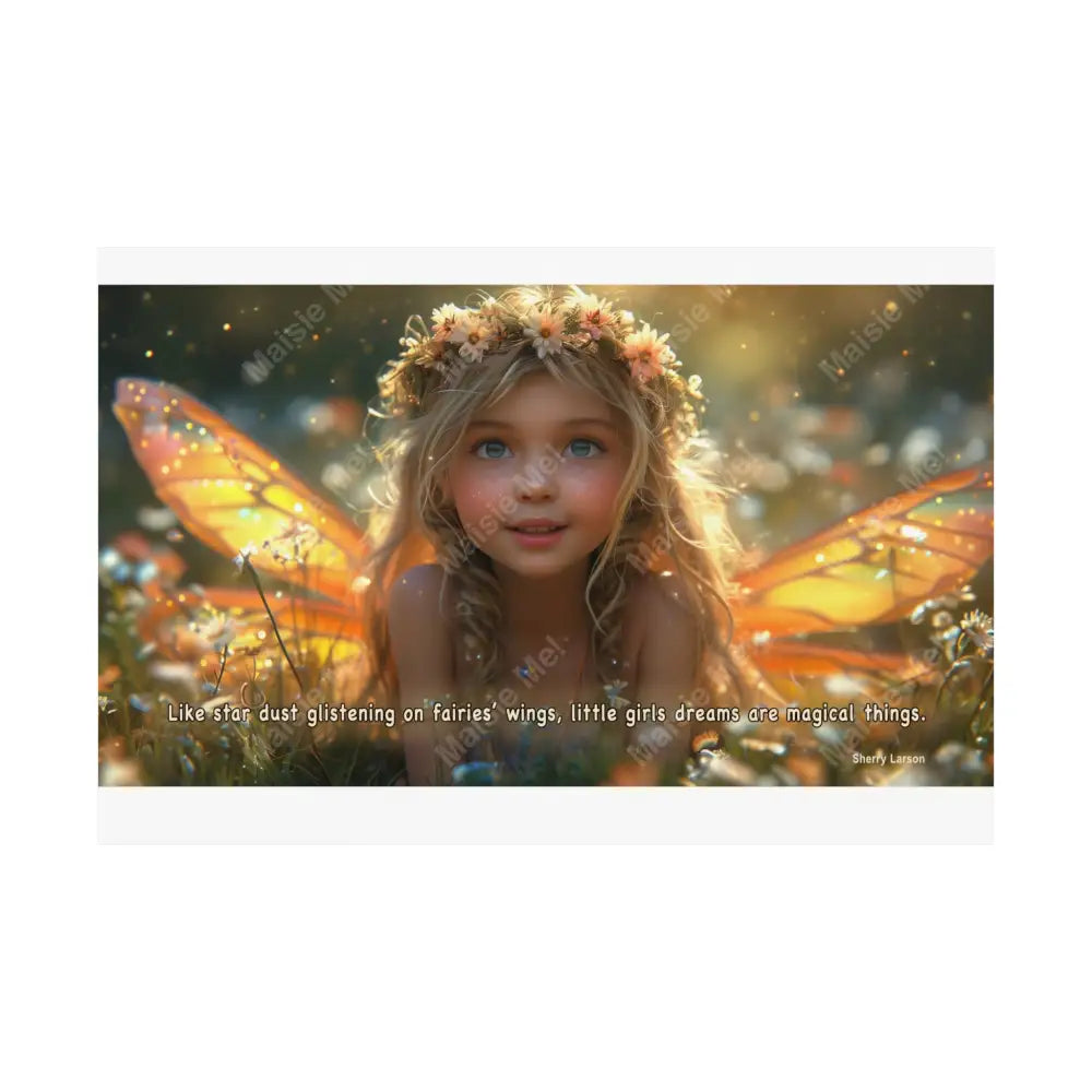 Fairy Dust Dreams - Matte Horizontal Posters Poster