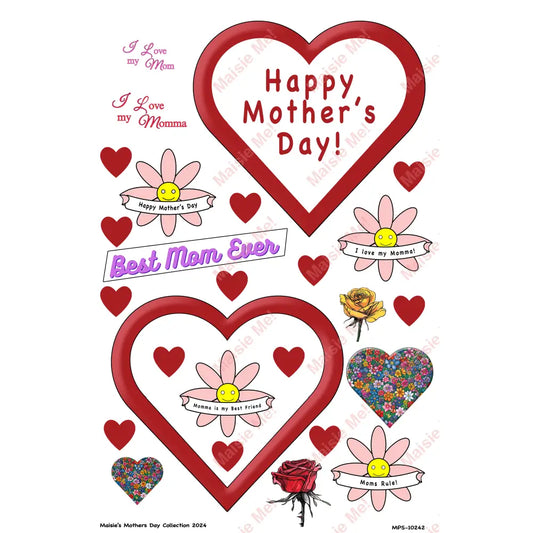 Mother’s Day Greeting Card - Inside Stickers