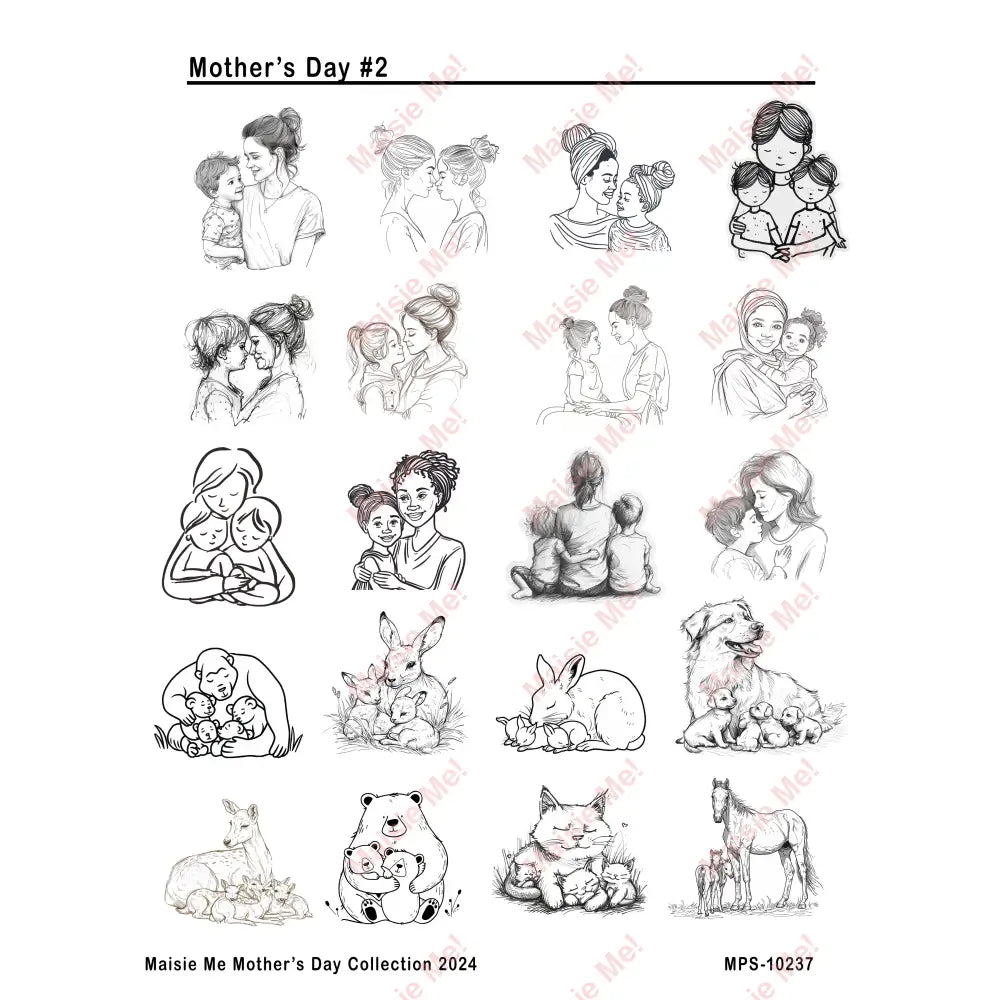Mother’s Day Card Sticker Kit